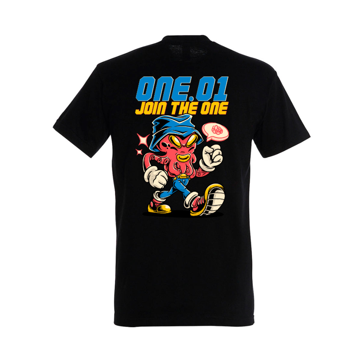 T-Shirt Poulpe Noir
