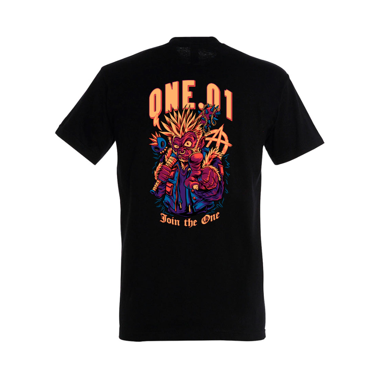 T-Shirt Singe Punk Noir